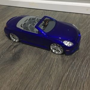 Blue miniature car